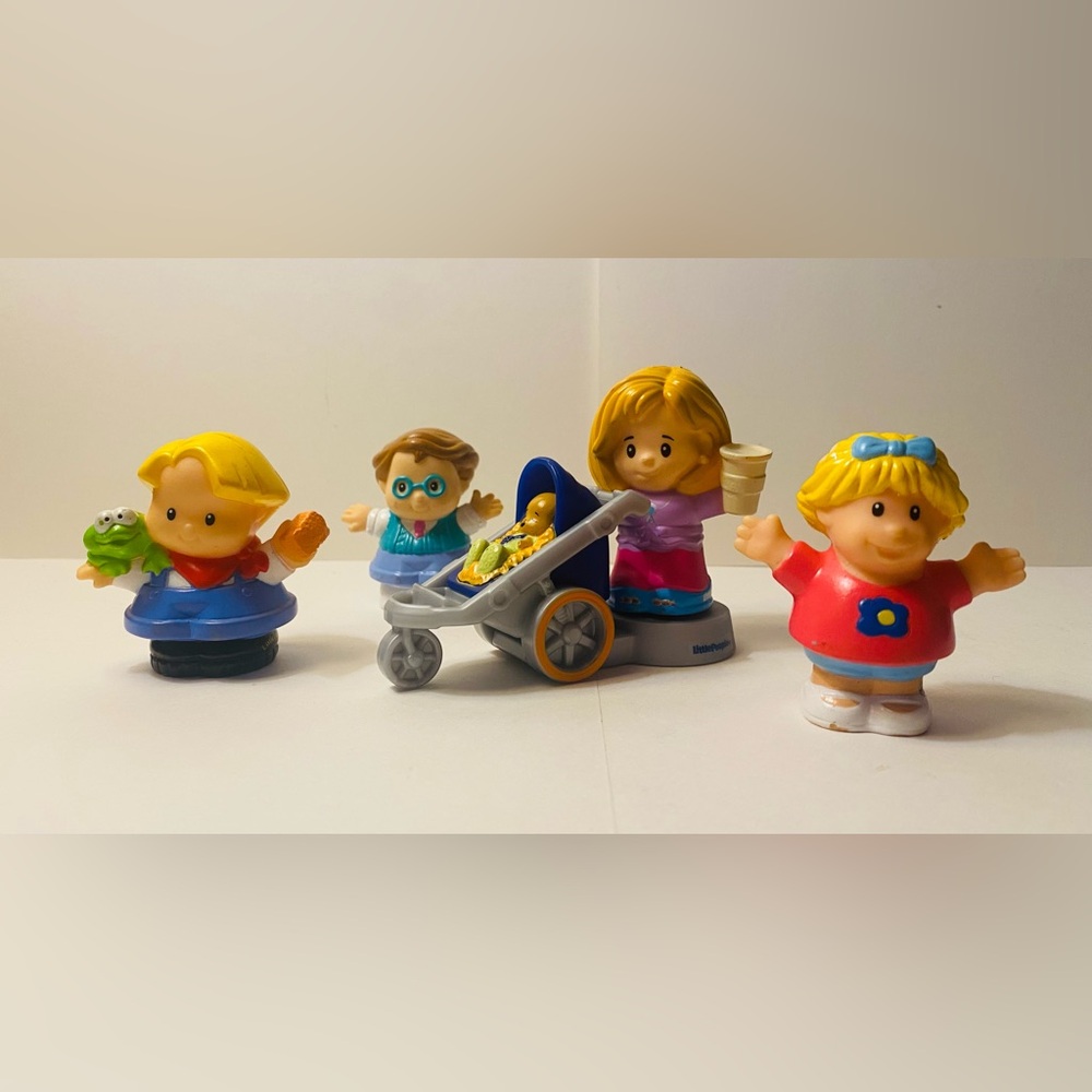 # 13 Fisher Price Little People Family Stroller Playset